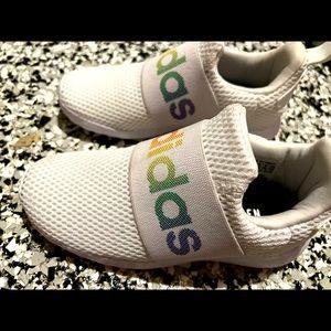 Adidas Primegreen White w/ Rainbow Lettering